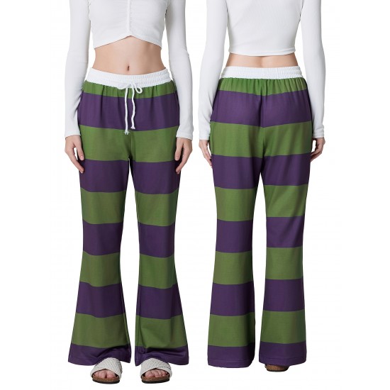 1pc Women'S High Waist Drawstring Pajama Pants - Sexy Floral Pattern Stirrup Long Trousers, Cozy Knit Fabric Lounge Bottoms for All Seasons, Adult - Silk Material 1pc Women'S High Waist Drawstring Pajama Pants - Sexy Floral Pattern Stirrup Long Trousers, Cozy Knit Fabric Lounge Bottoms for All Seasons, Adult - Silk Material