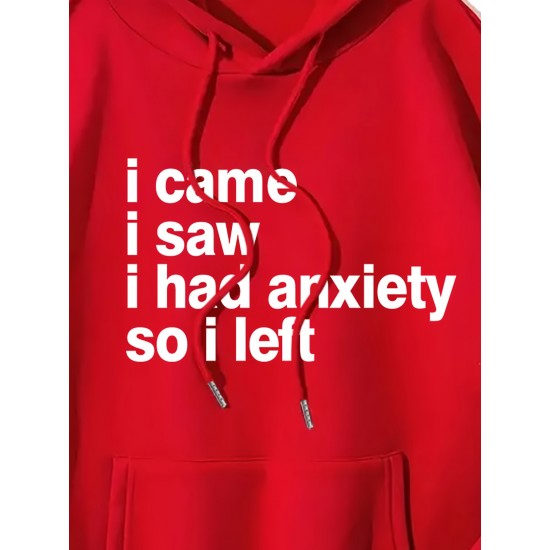 Chic Plus Size Womens Hoodie with Slogan Print - Adjustable Hood, Kangaroo Pockets, Long Sleeves - Perfect Casual Top for Fall & Winter - Comfortable, Stylish Plus Size Clothing Chic Plus Size Womens Hoodie with Slogan Print - Adjustable Hood, Kangaroo Pockets, Long Sleeves - Perfect Casual Top for Fall & Winter - Comfortable, Stylish Plus Size Clothing