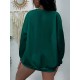 Plus Size Simple Solid Crew Neck Pullover Sweatshirt, Women's Casual Long Sleeve Clothing Plus Size Simple Solid Crew Neck Pullover Sweatshirt, Women's Casual Long Sleeve Clothing