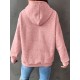 Plus Size Solid Color Waffle Long Sleeve Hooded Sweatshirt, Casual Drawstring Kangaroo Pocket Hoodie, Women's Clothing Plus Size Solid Color Waffle Long Sleeve Hooded Sweatshirt, Casual Drawstring Kangaroo Pocket Hoodie, Women's Clothing