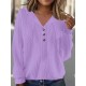 Plus Size Cozy Sweatshirt - Ultra-Comfortable Long Sleeve Henley Hooded Design with Premium Solid Jacquard Fabric - Designed for Womens Plus Sizes Plus Size Cozy Sweatshirt - Ultra-Comfortable Long Sleeve Henley Hooded Design with Premium Solid Jacquard Fabric - Designed for Womens Plus Sizes