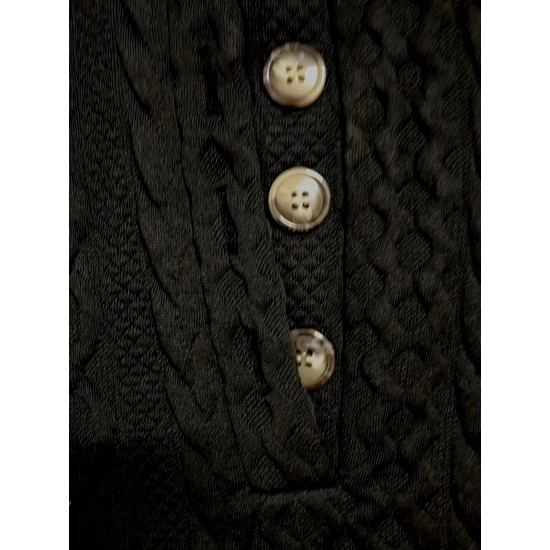Plus Size Cozy Sweatshirt - Ultra-Comfortable Long Sleeve Henley Hooded Design with Premium Solid Jacquard Fabric - Designed for Womens Plus Sizes Plus Size Cozy Sweatshirt - Ultra-Comfortable Long Sleeve Henley Hooded Design with Premium Solid Jacquard Fabric - Designed for Womens Plus Sizes