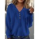Plus Size Cozy Sweatshirt - Ultra-Comfortable Long Sleeve Henley Hooded Design with Premium Solid Jacquard Fabric - Designed for Womens Plus Sizes Plus Size Cozy Sweatshirt - Ultra-Comfortable Long Sleeve Henley Hooded Design with Premium Solid Jacquard Fabric - Designed for Womens Plus Sizes